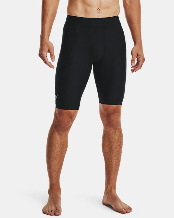 Men's Project Rock HeatGear® Shorts, Black, pdpMainDesktop image number 0
